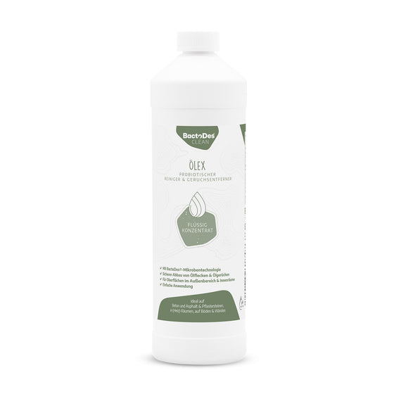 BactoDes® Clean Ölex - Geruchsentferner von Heizölgeruch und Ölfleckenentferner